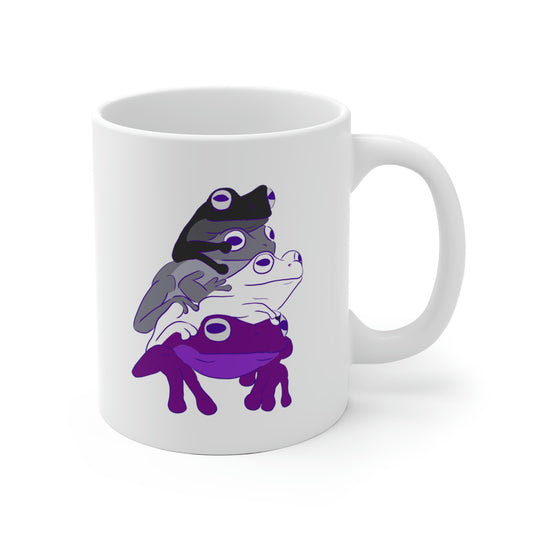 Asexual Frog Stack Mug
