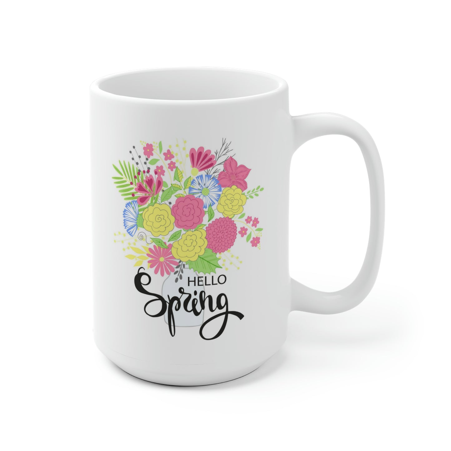 Hello Spring Flower Mug