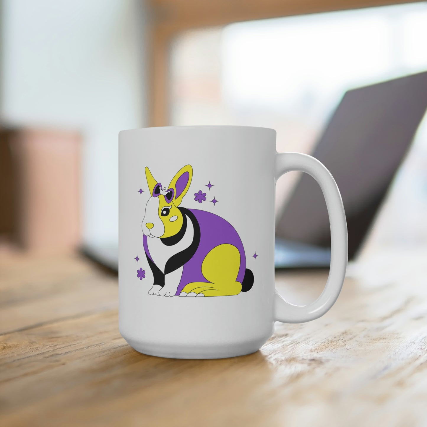 Nonbinary Bunny Mug