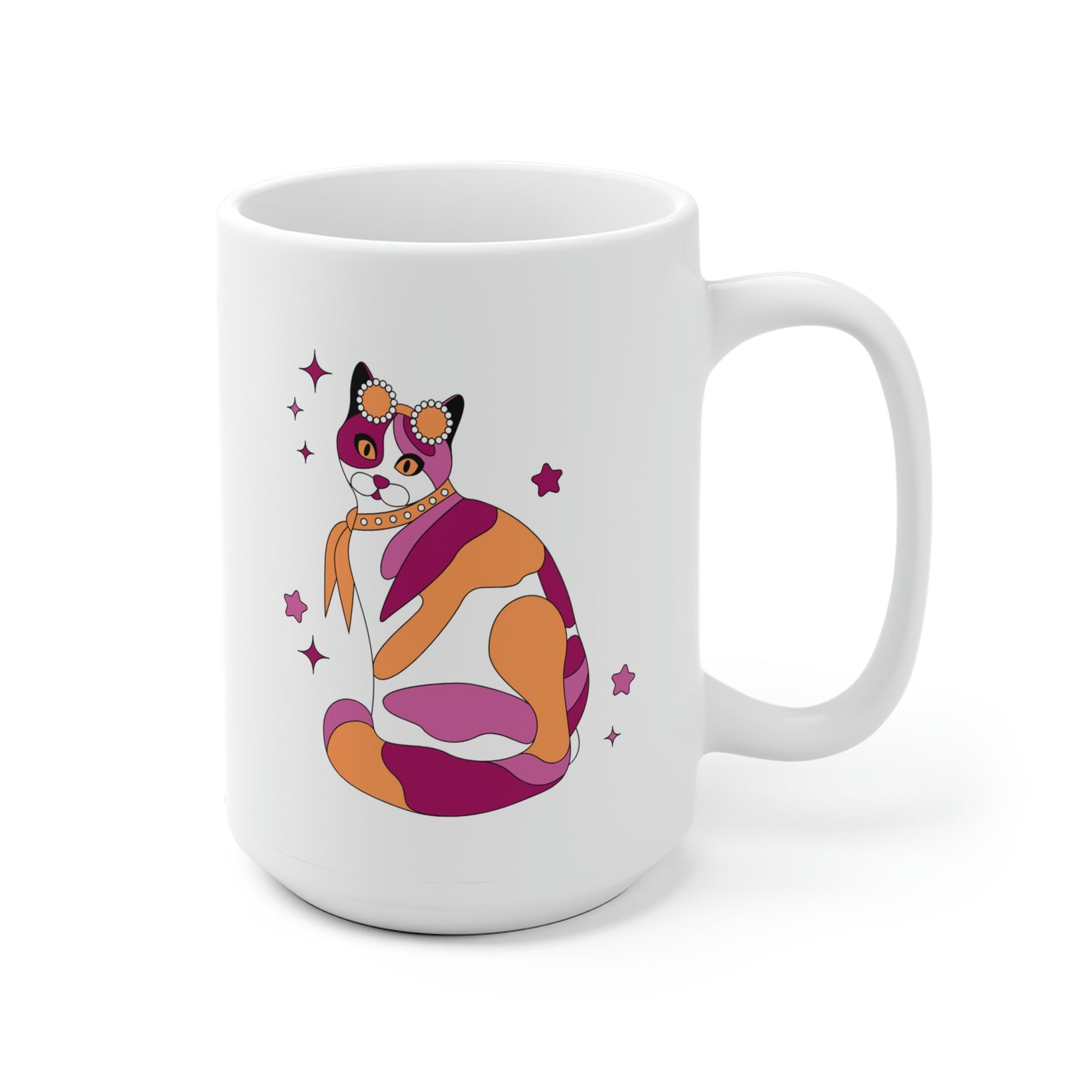 Lesbian Calico Cat Mug