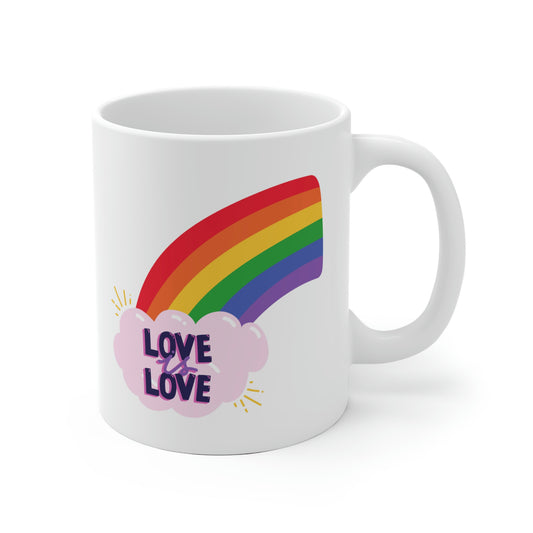 Love Is Love Rainbow Mug