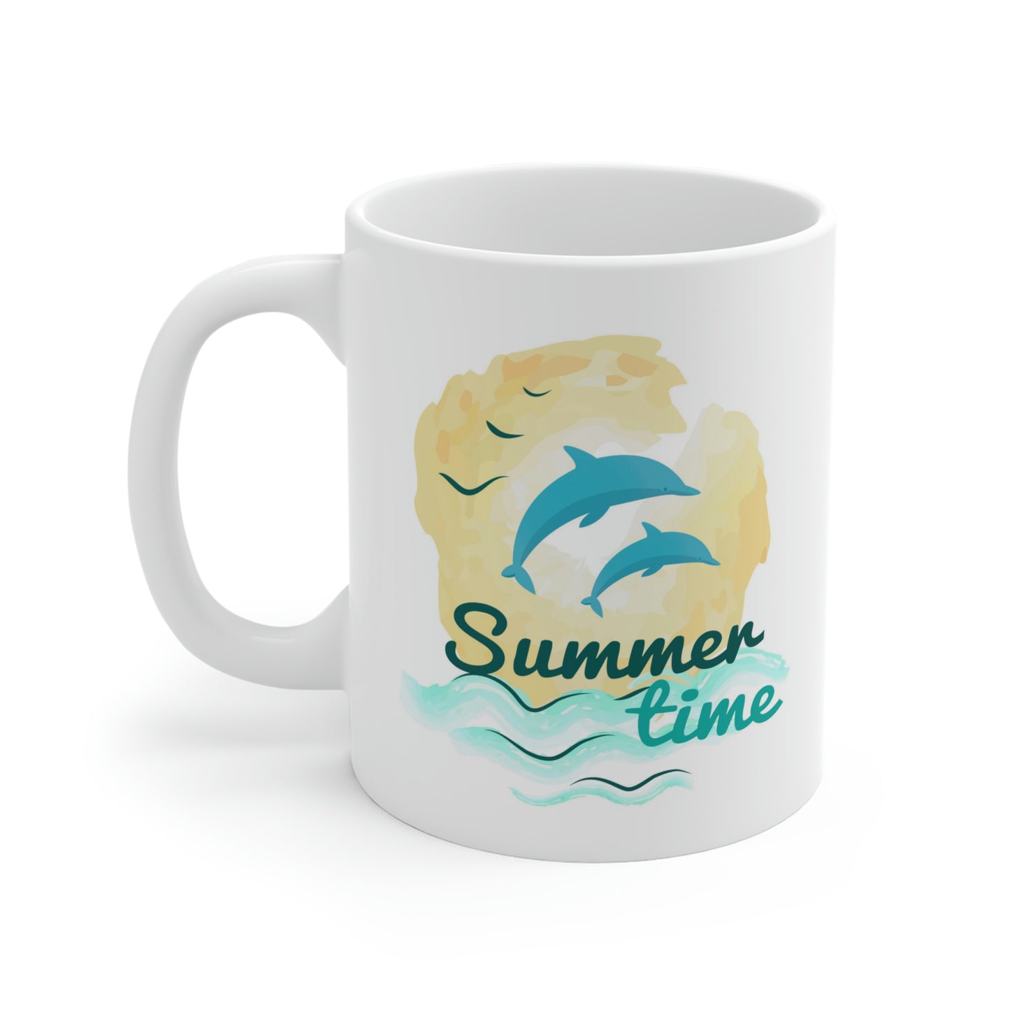Summer Time Dolphins Mug