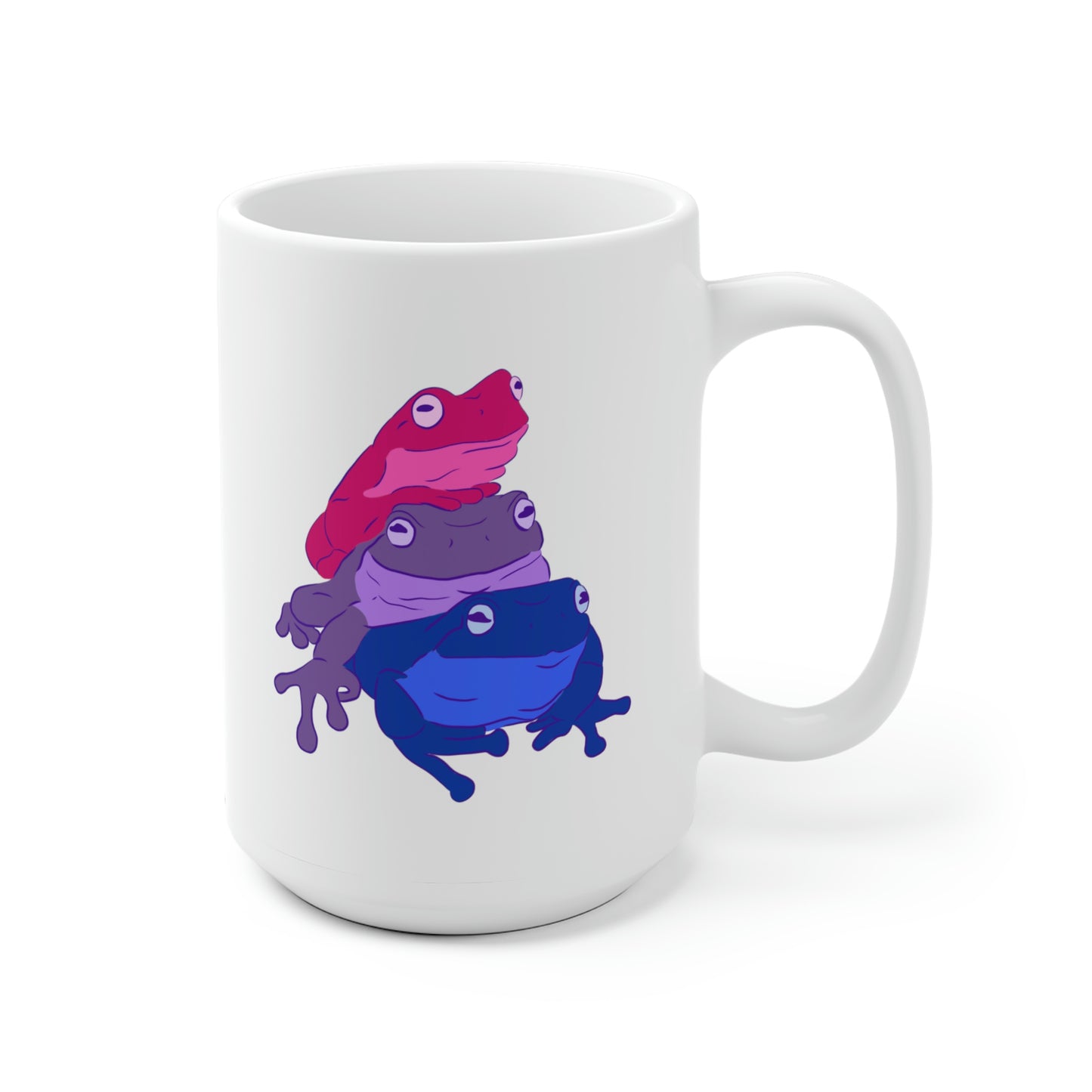 Bisexual Frog Stack Mug