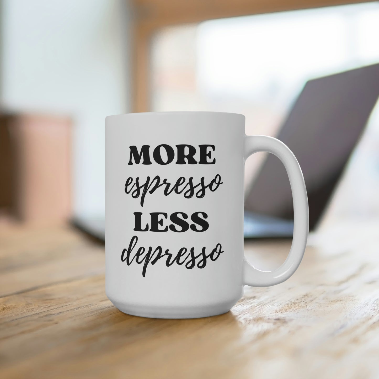 More Espresso Less Depresso Mug