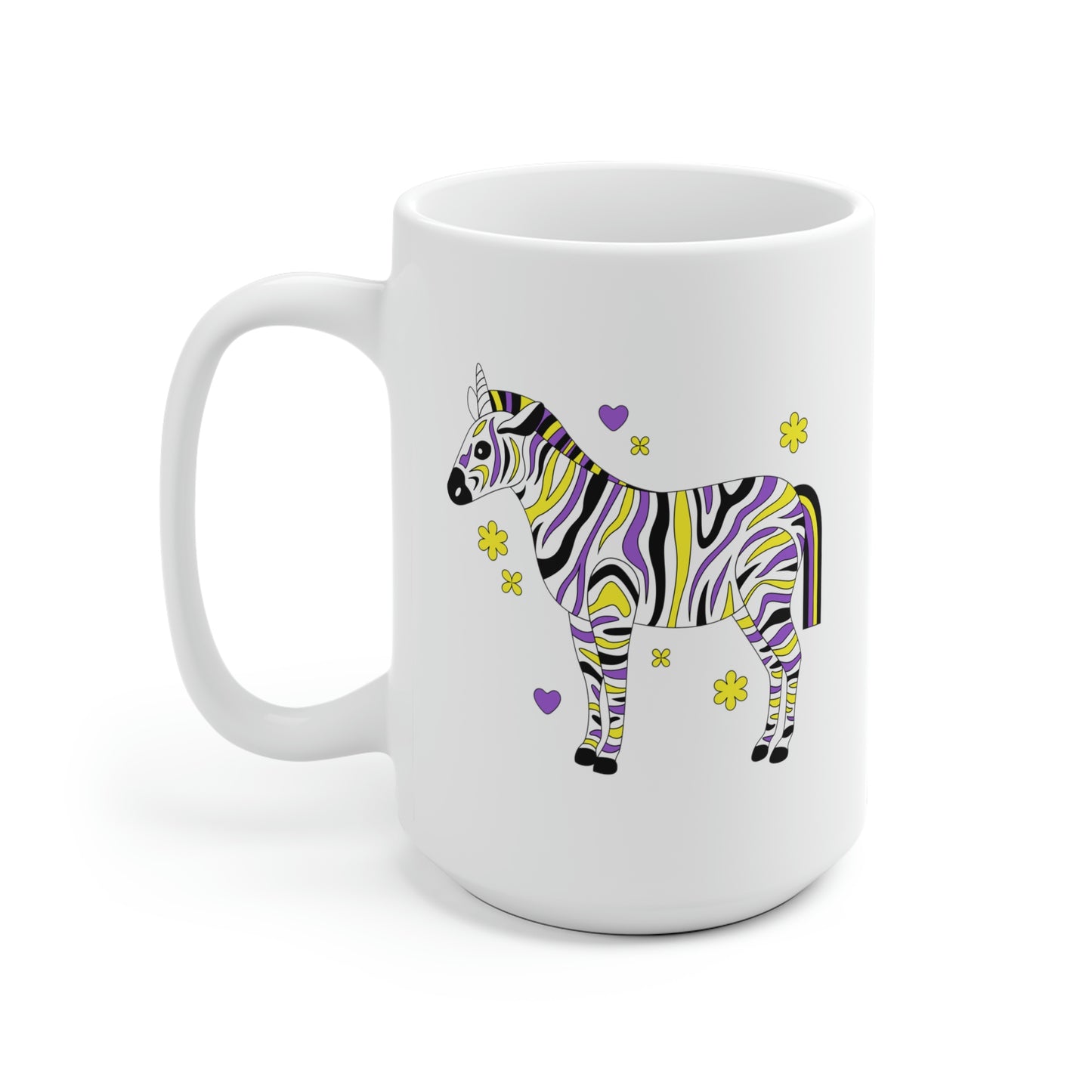 Nonbinary Zebra Mug