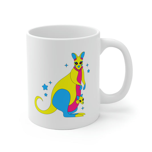 Pansexual Kangaroo Mug