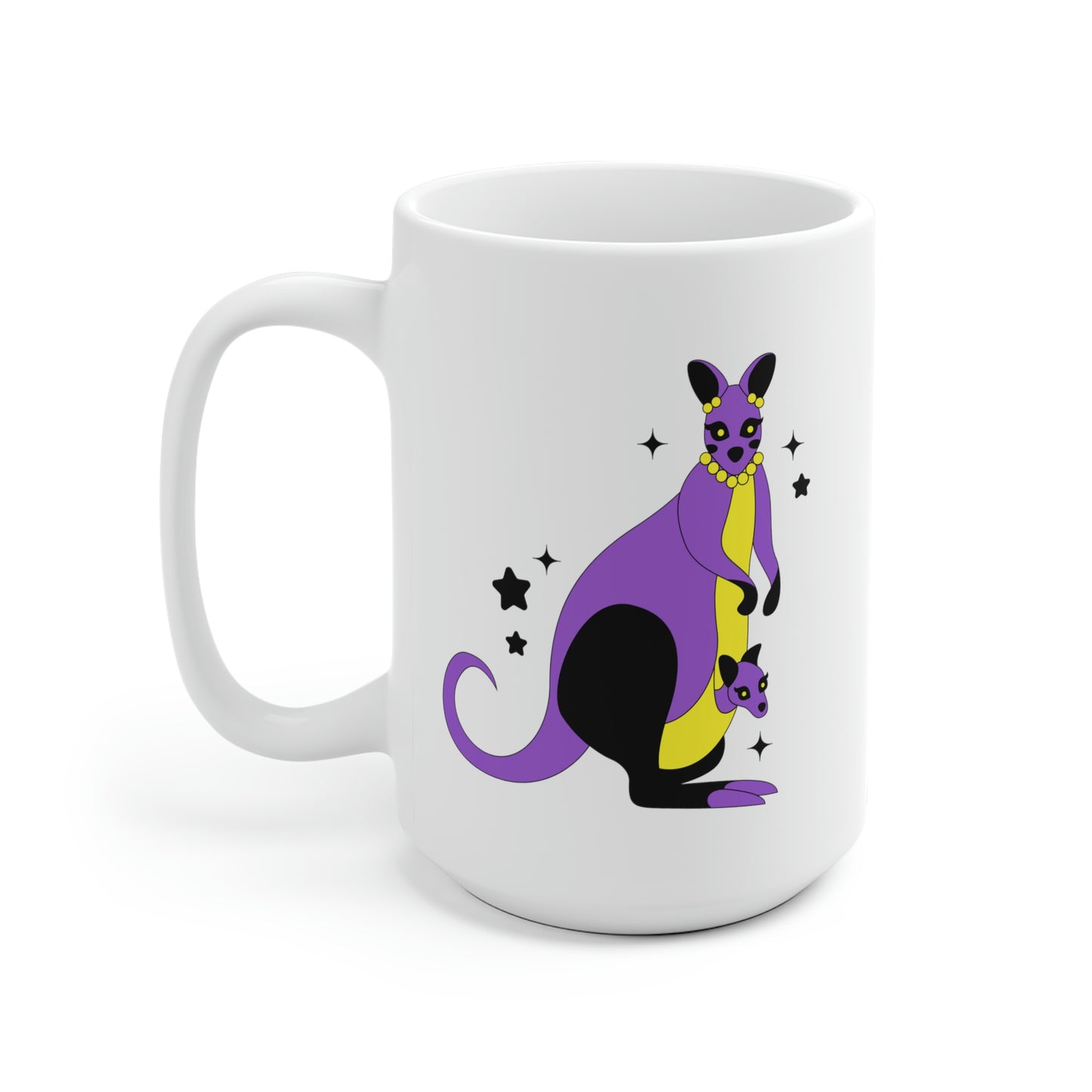 Nonbinary Kangaroo Mug