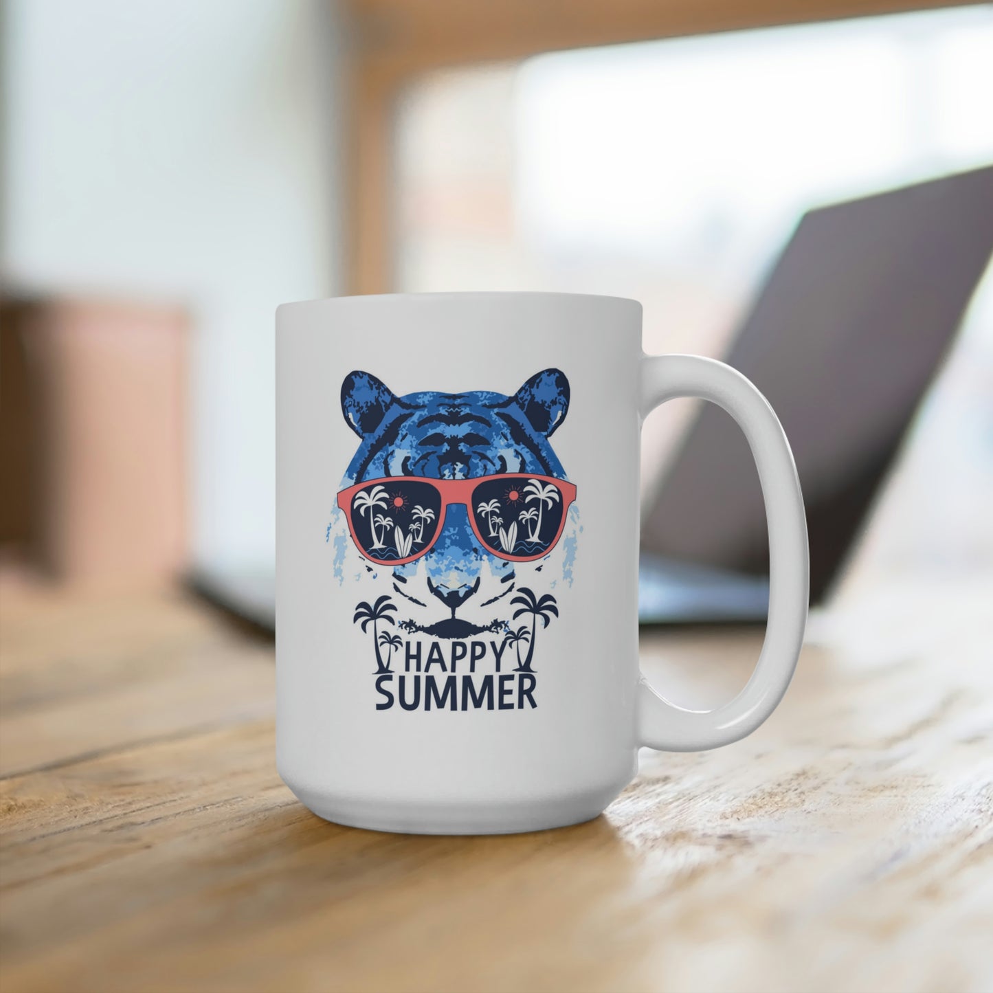 Happy Summer Tiger Mug