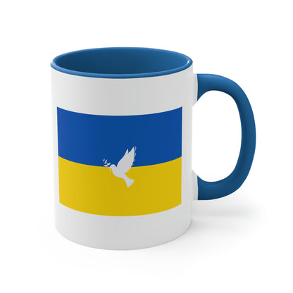 Ukrainian Dove Of Peace Flag Mug