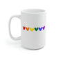 Rainbow Hearts Mug