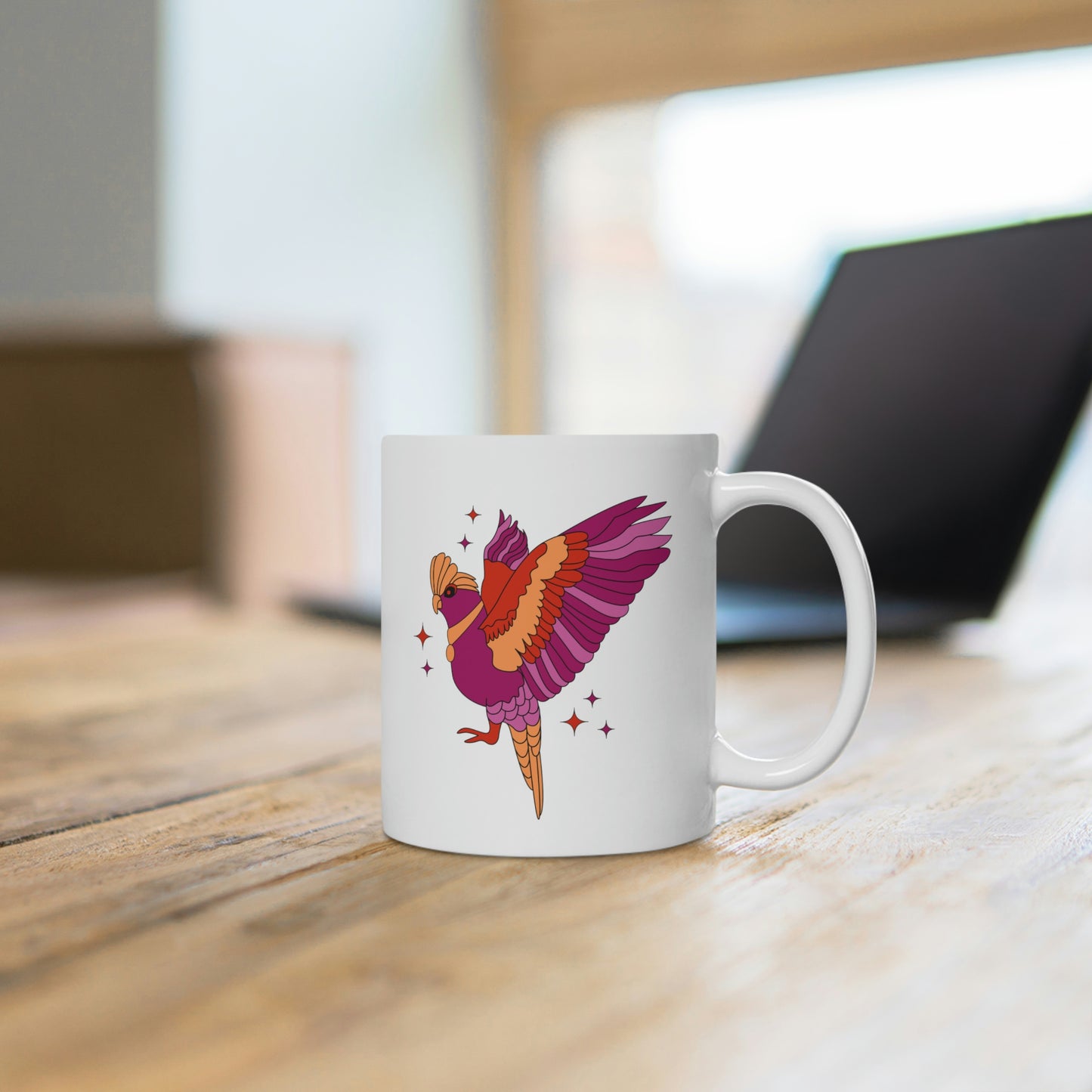 Lesbian Galah Bird Mug