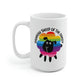Rainbow Sheep Of The Family Mug