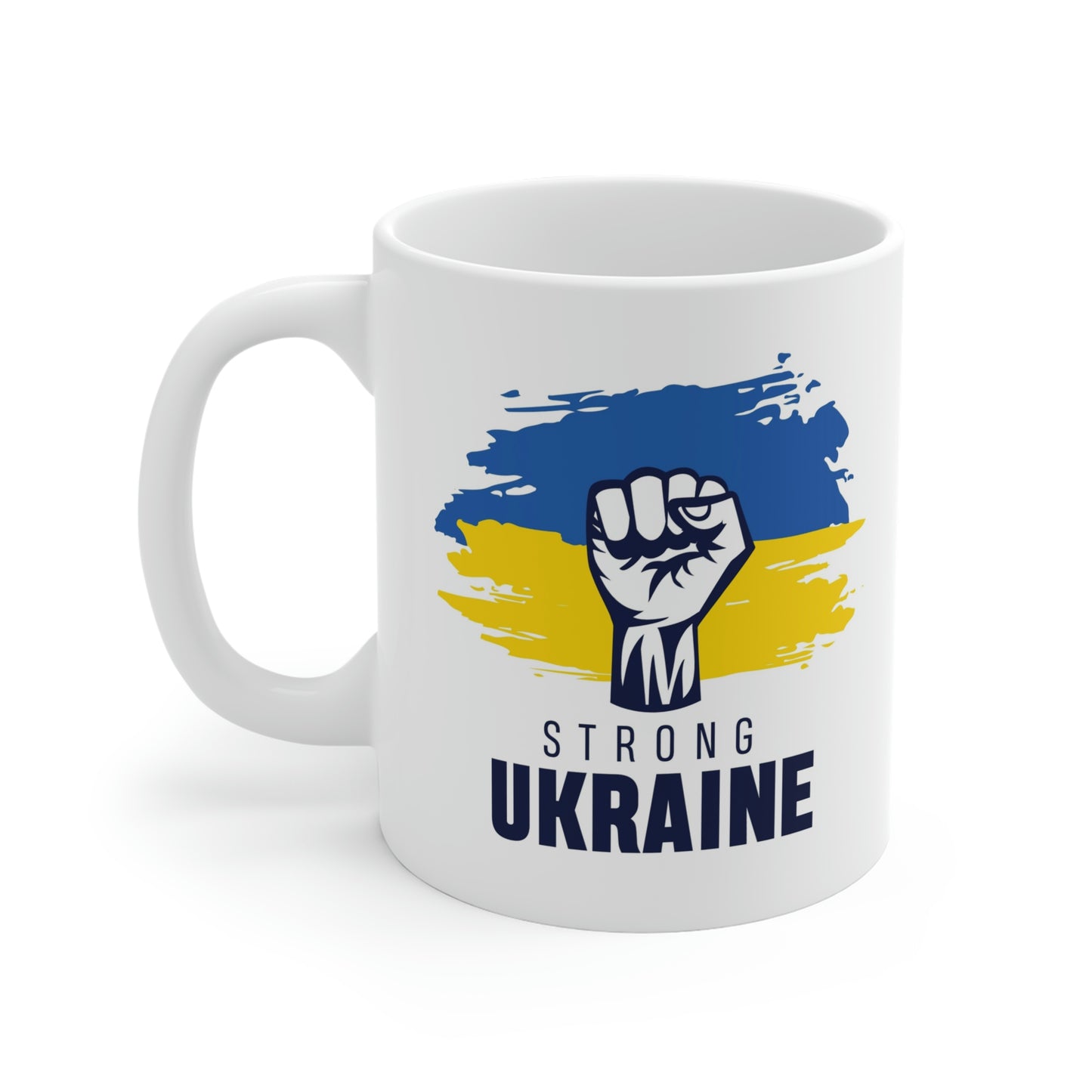 Strong Ukraine Fist Mug