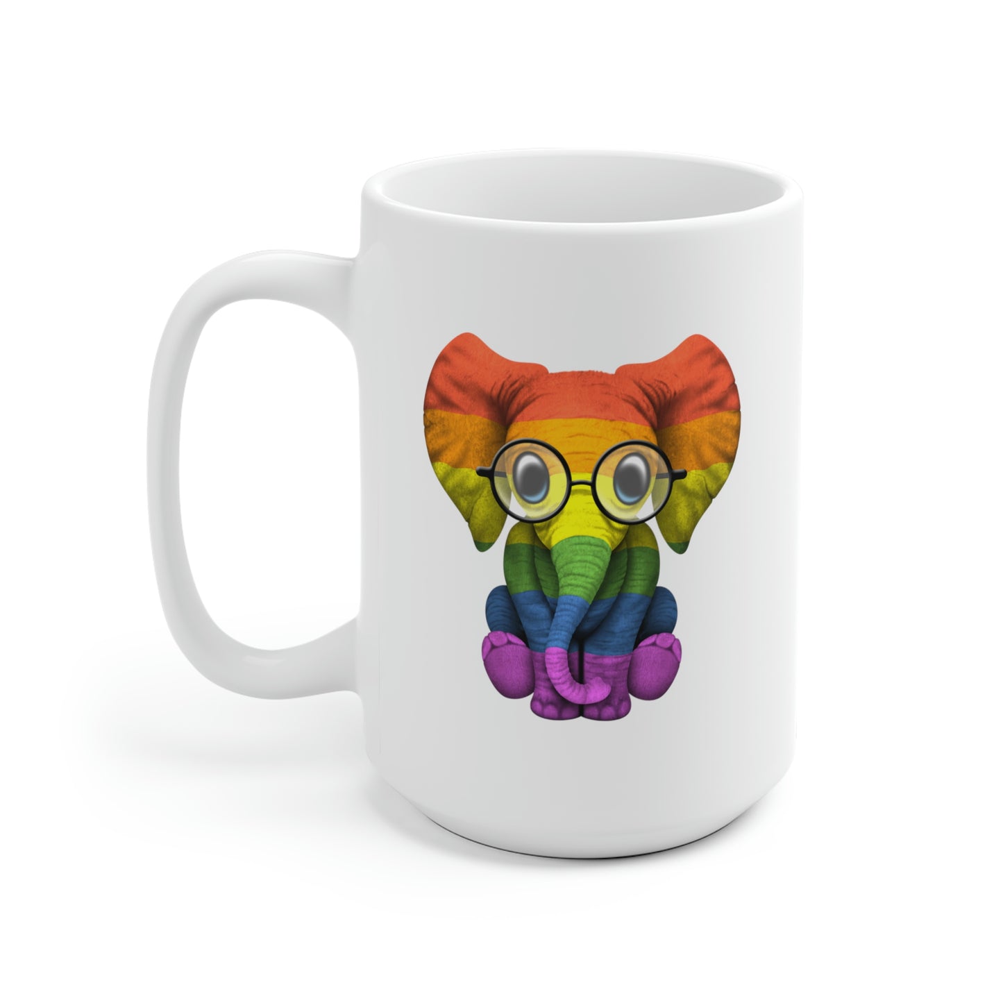 LGBTQ Elephant Mug