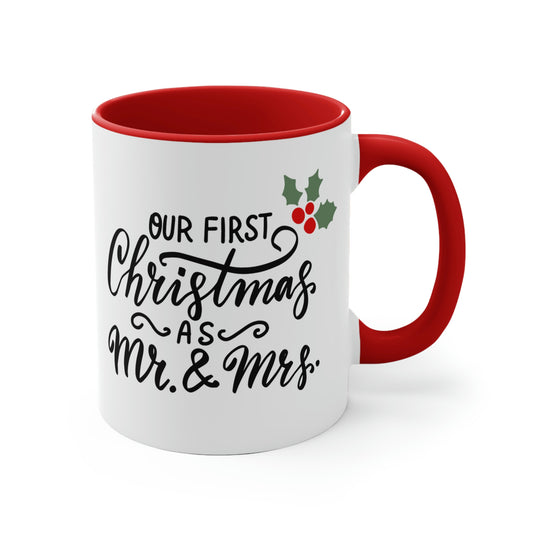 Our First Christmas As Mr. And Mrs. Mug