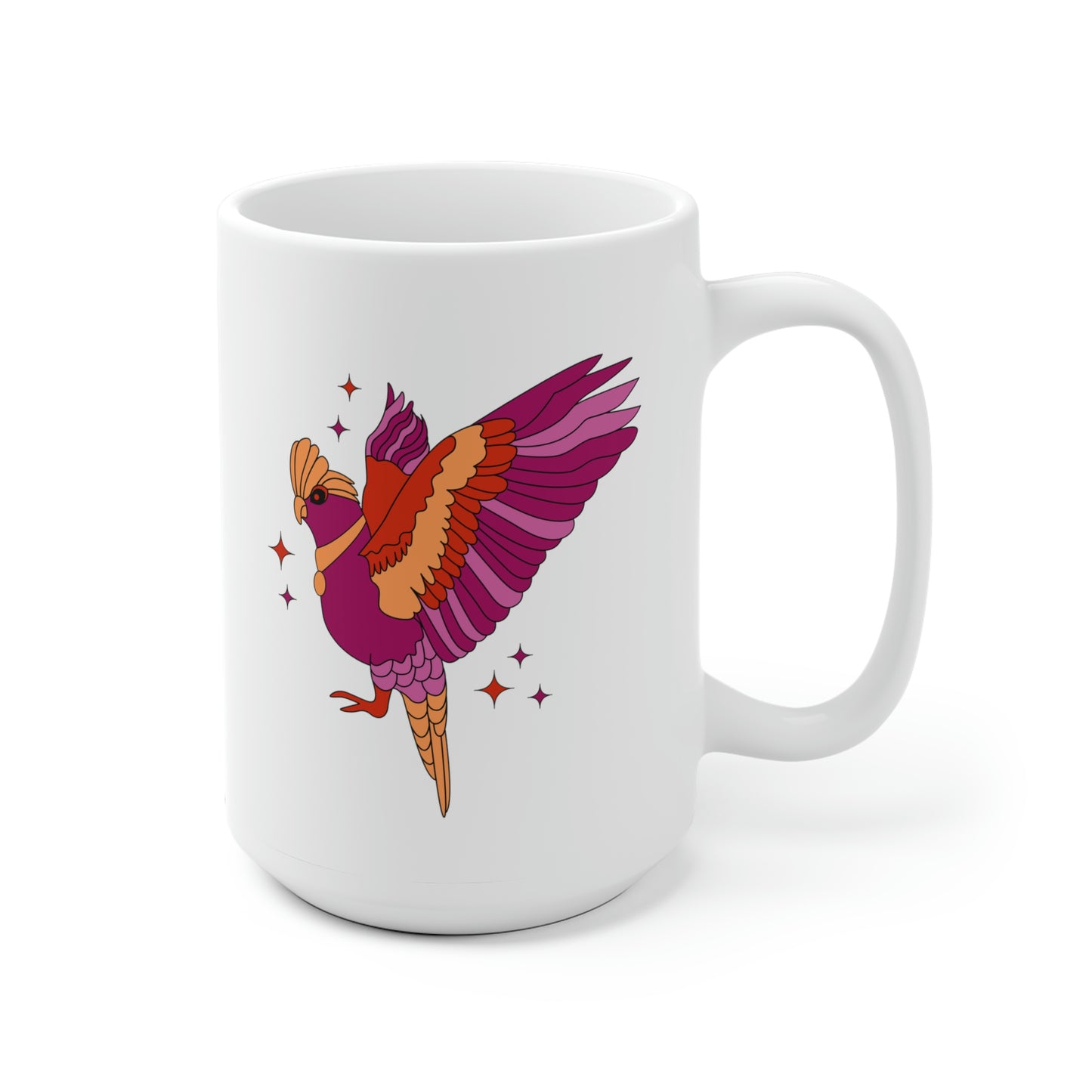 Lesbian Galah Bird Mug