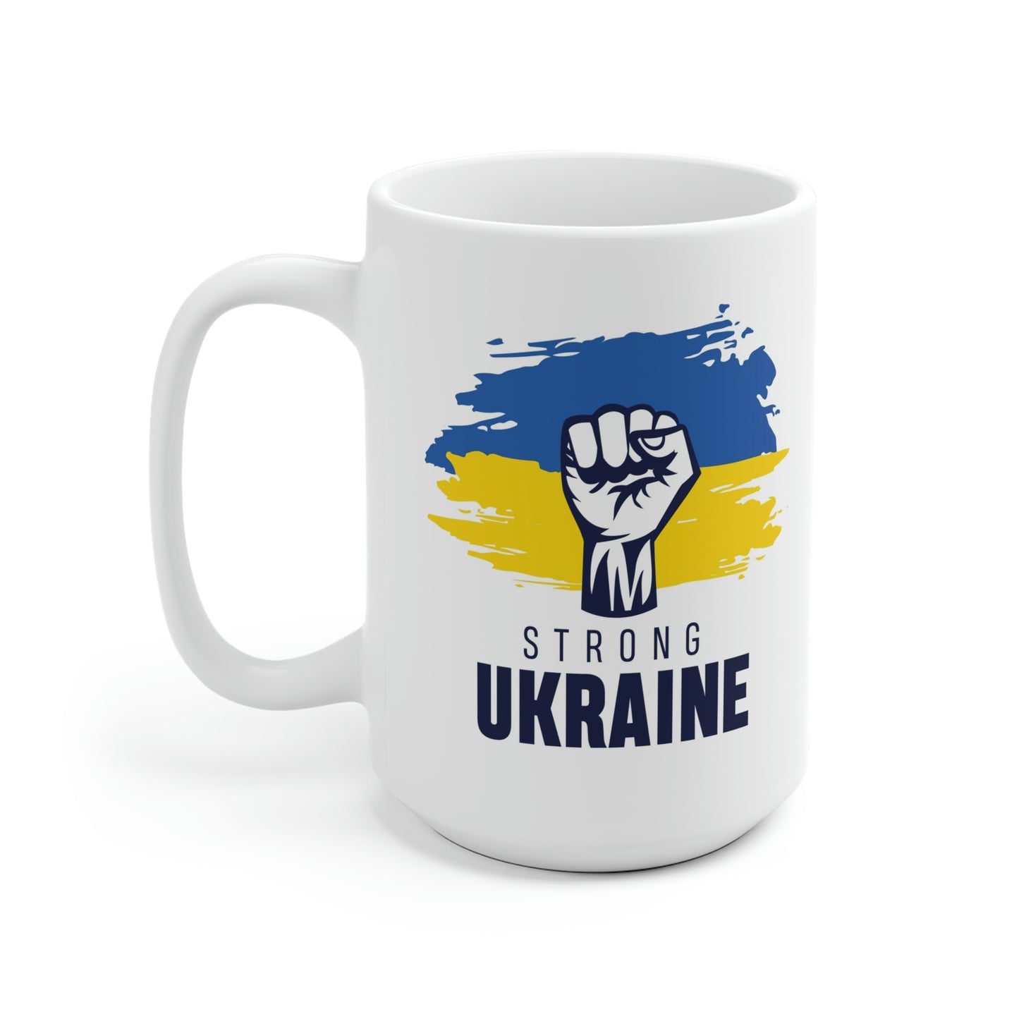 Strong Ukraine Fist Mug