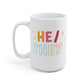 He/They Pronoun Mug