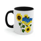 Ukrainian Flag Sunflowers Mug