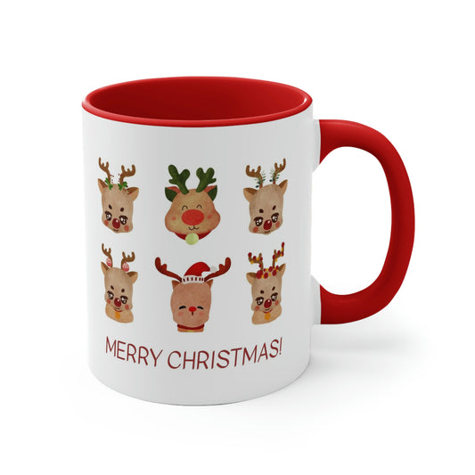 Merry Christmas Reindeer Mug