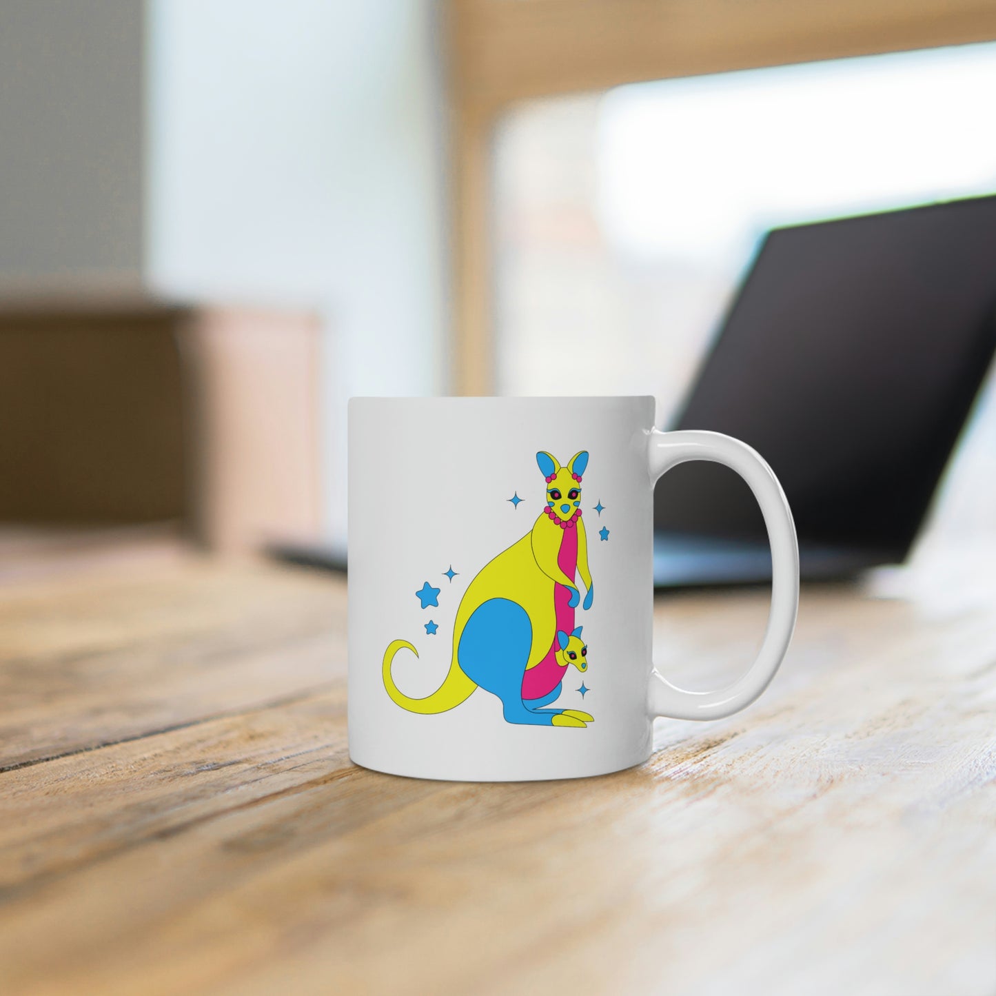 Pansexual Kangaroo Mug