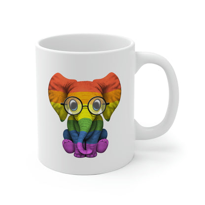 LGBTQ Elephant Mug