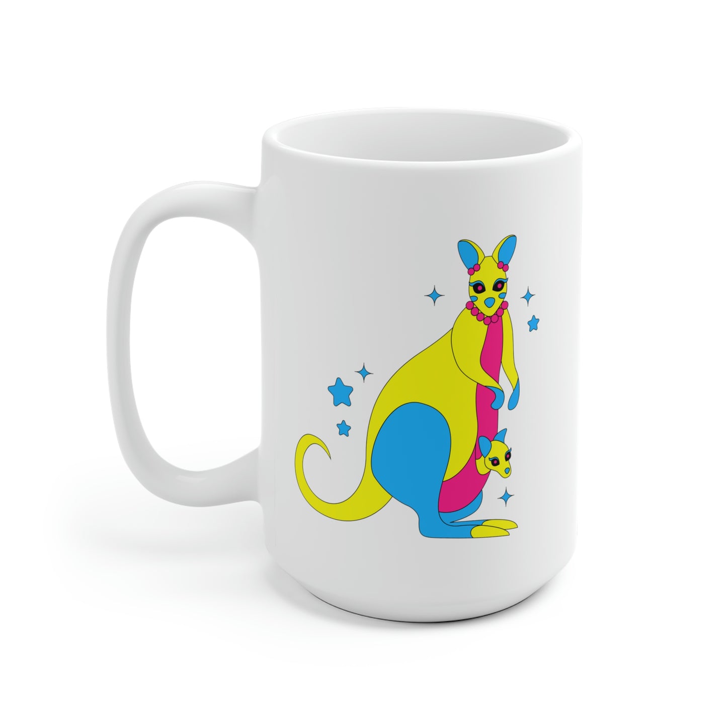 Pansexual Kangaroo Mug