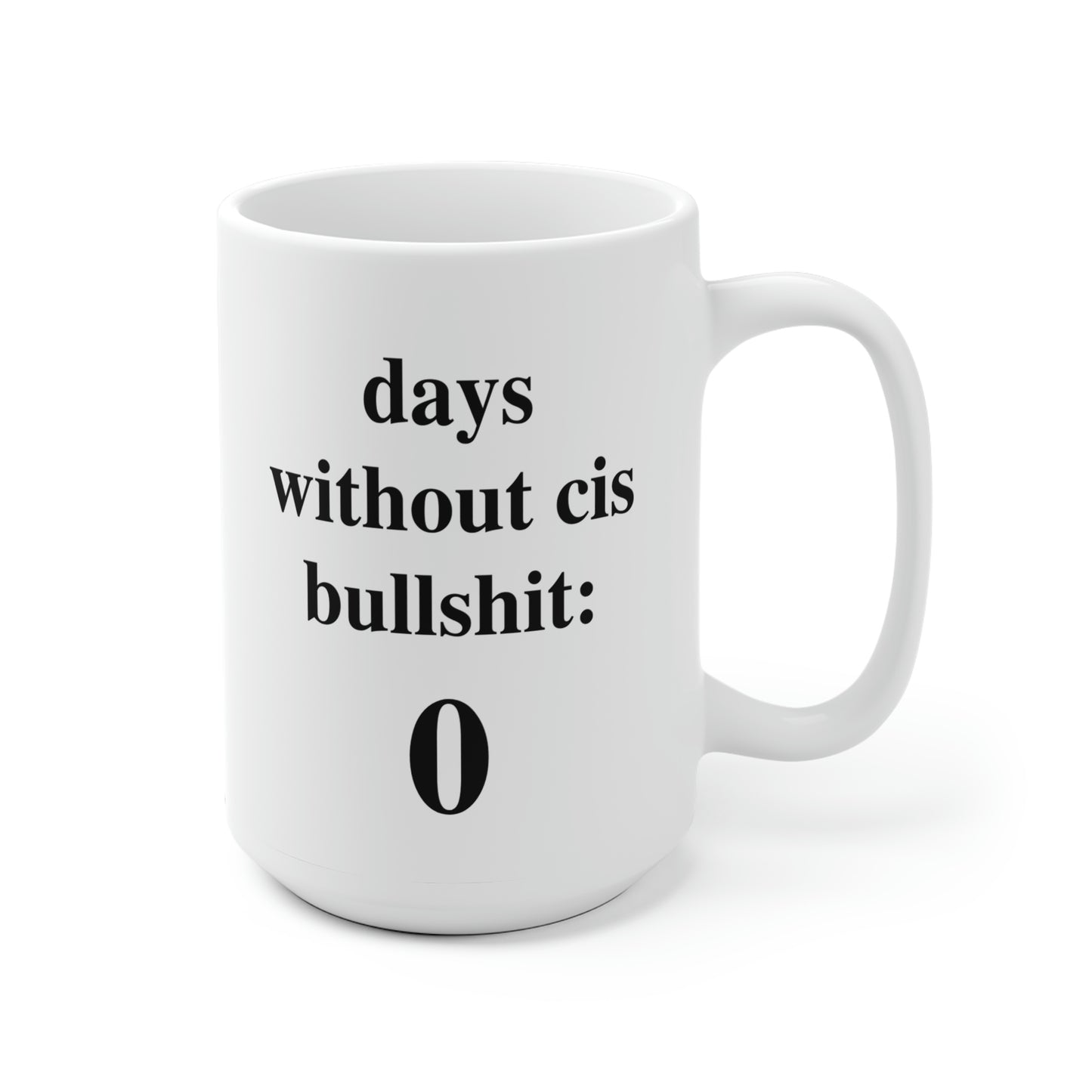 Days Without Cis Bullshit Mug