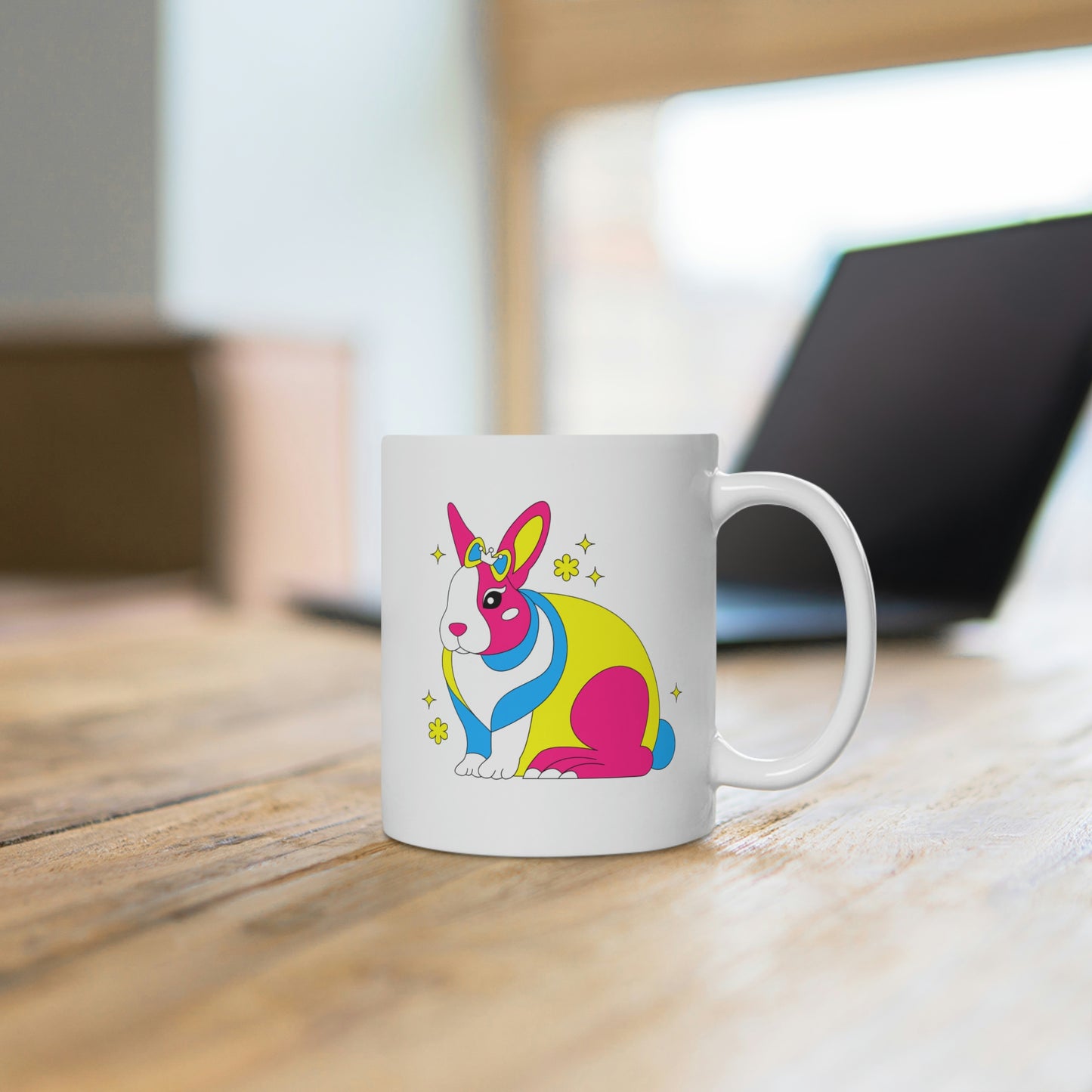 Pansexual Bunny Mug