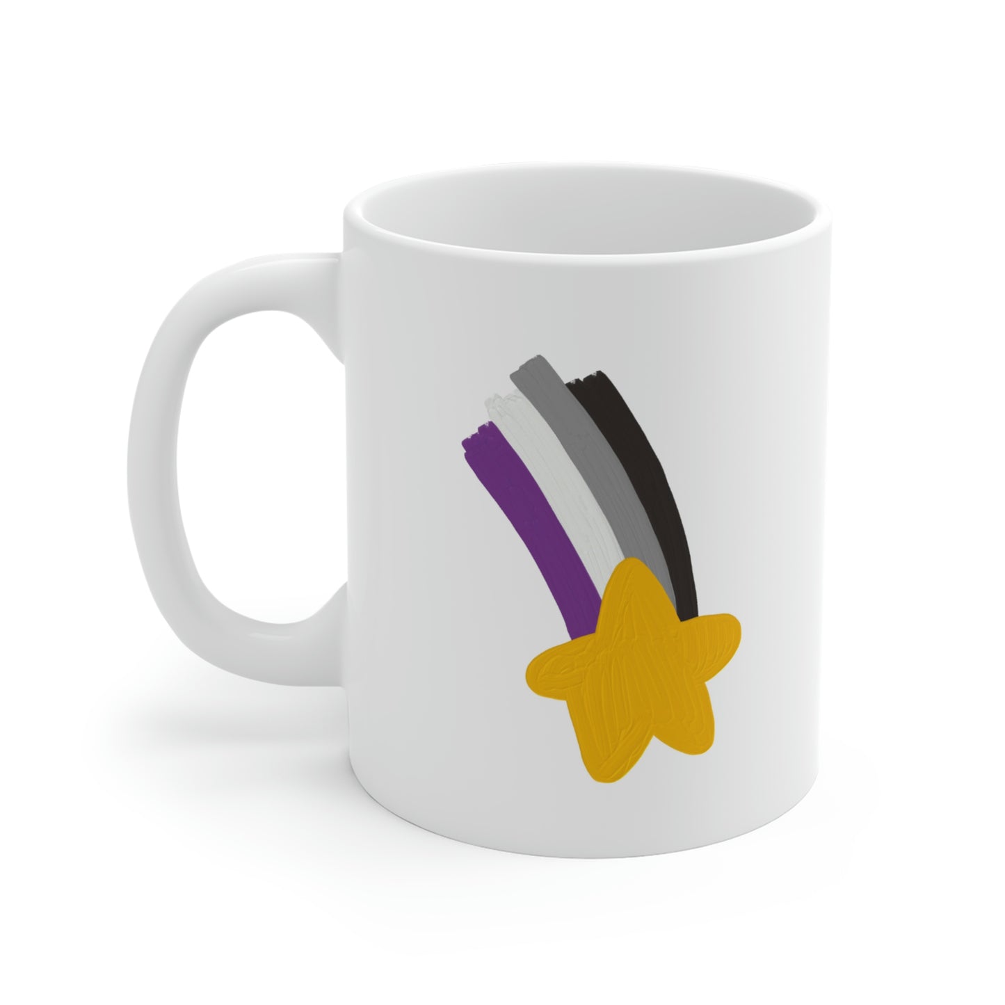 Asexual Pride Shooting Star Mug