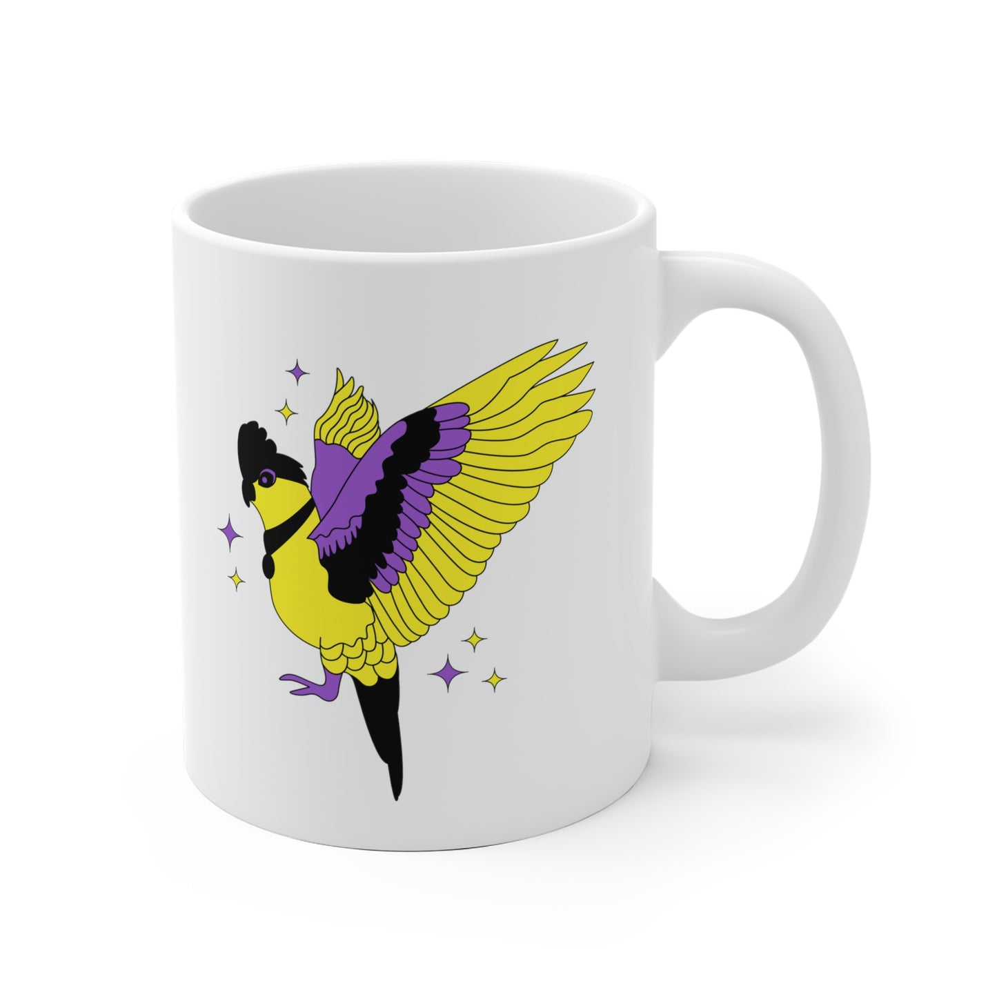 Nonbinary Galah Bird Mug