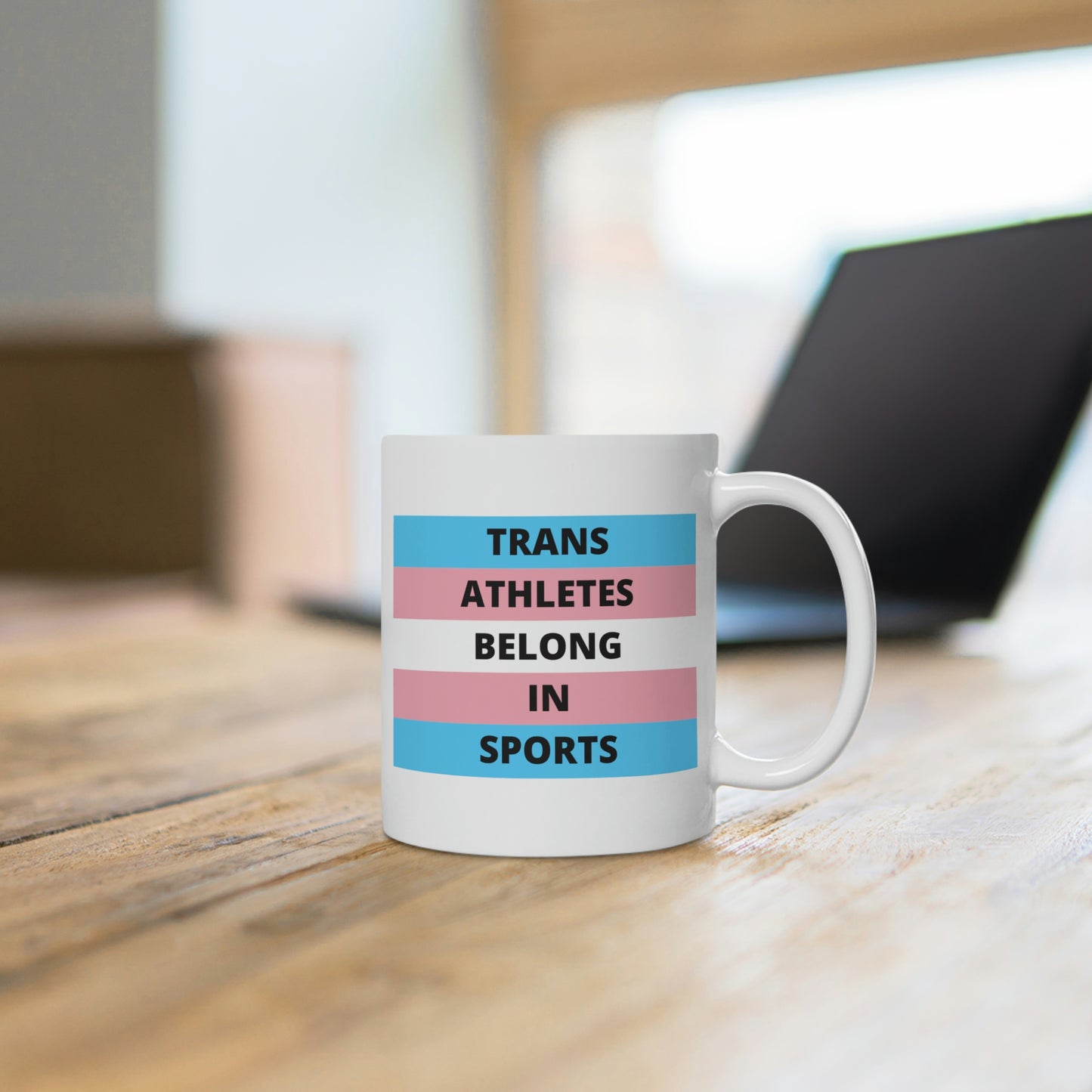 Trans Athletes Belong In Sports Mug