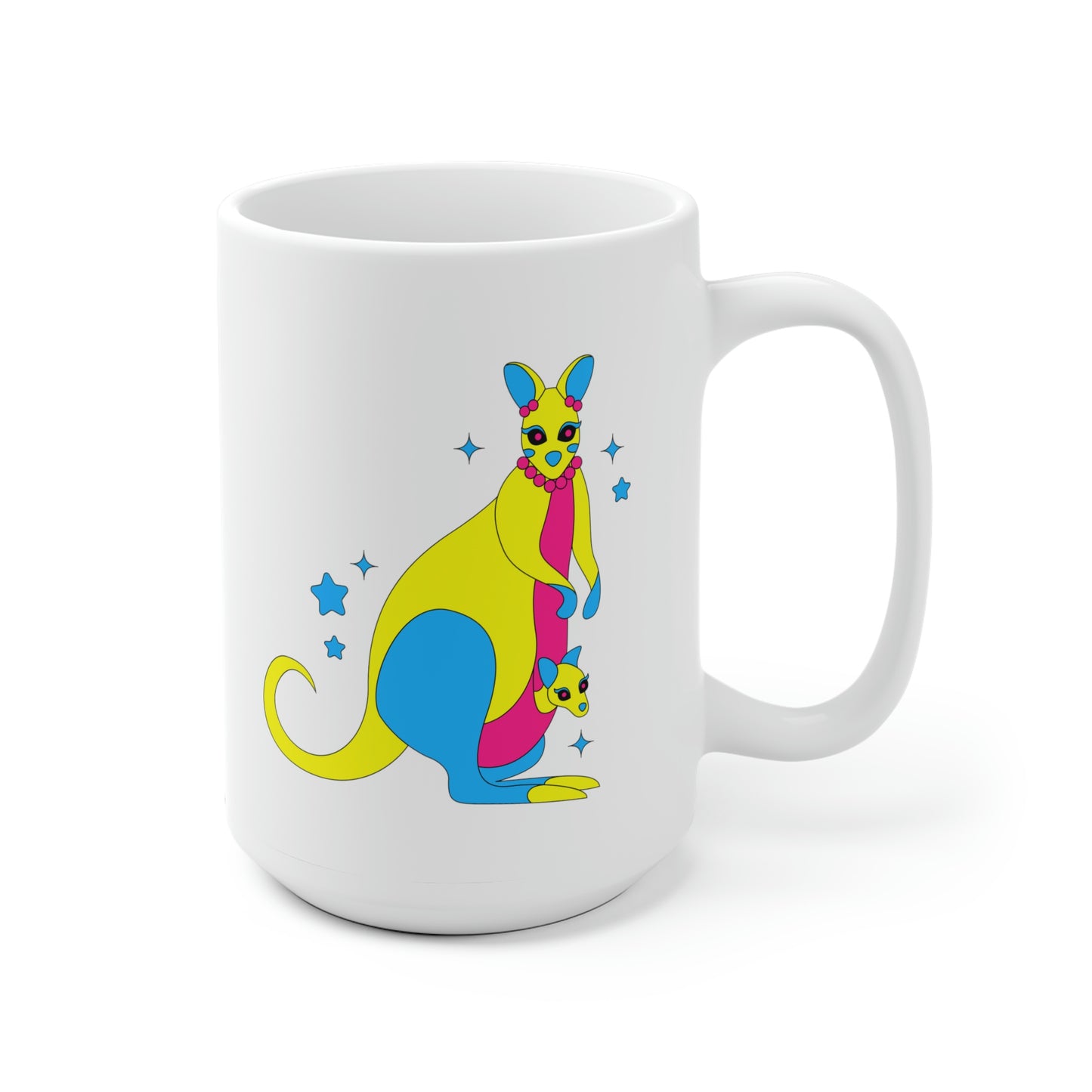 Pansexual Kangaroo Mug