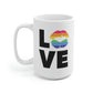 Love Rainbow Kiss Mug