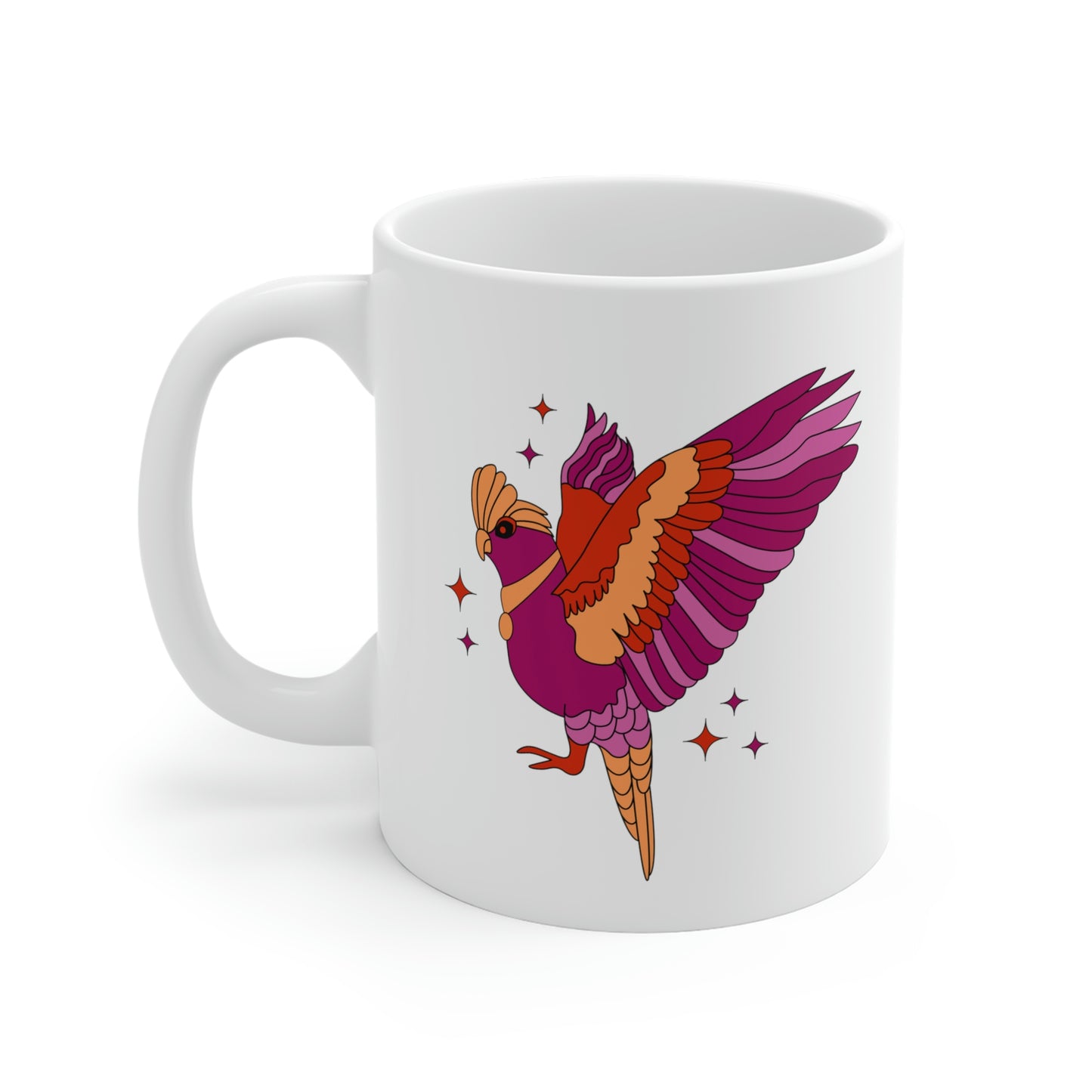 Lesbian Galah Bird Mug