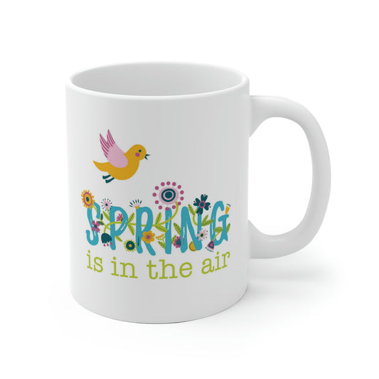 Spring Is In The Air Bird Mug