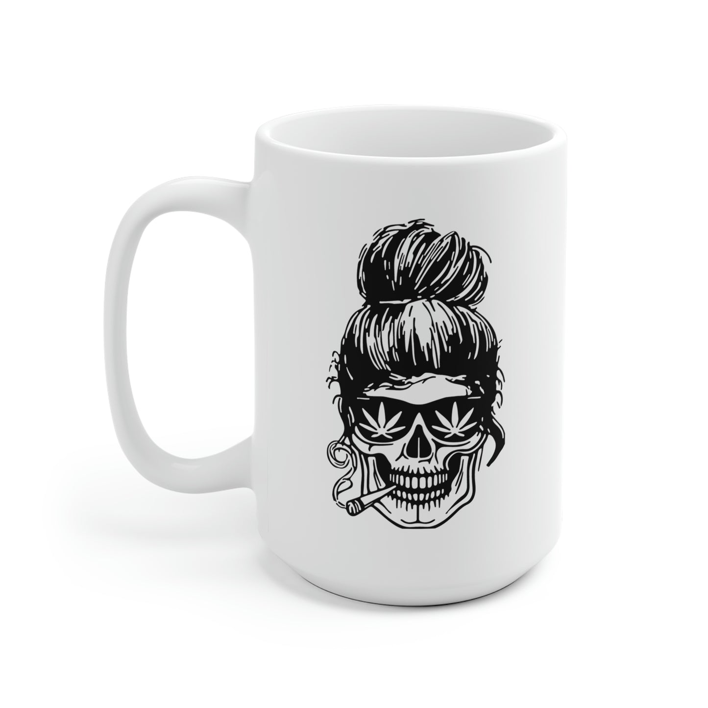 Stoner Woman Skull Mug