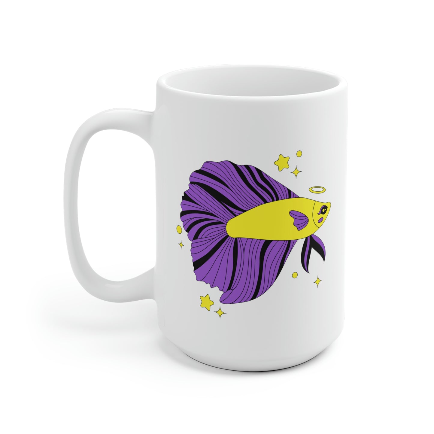 Nonbinary Betta Fish Mug