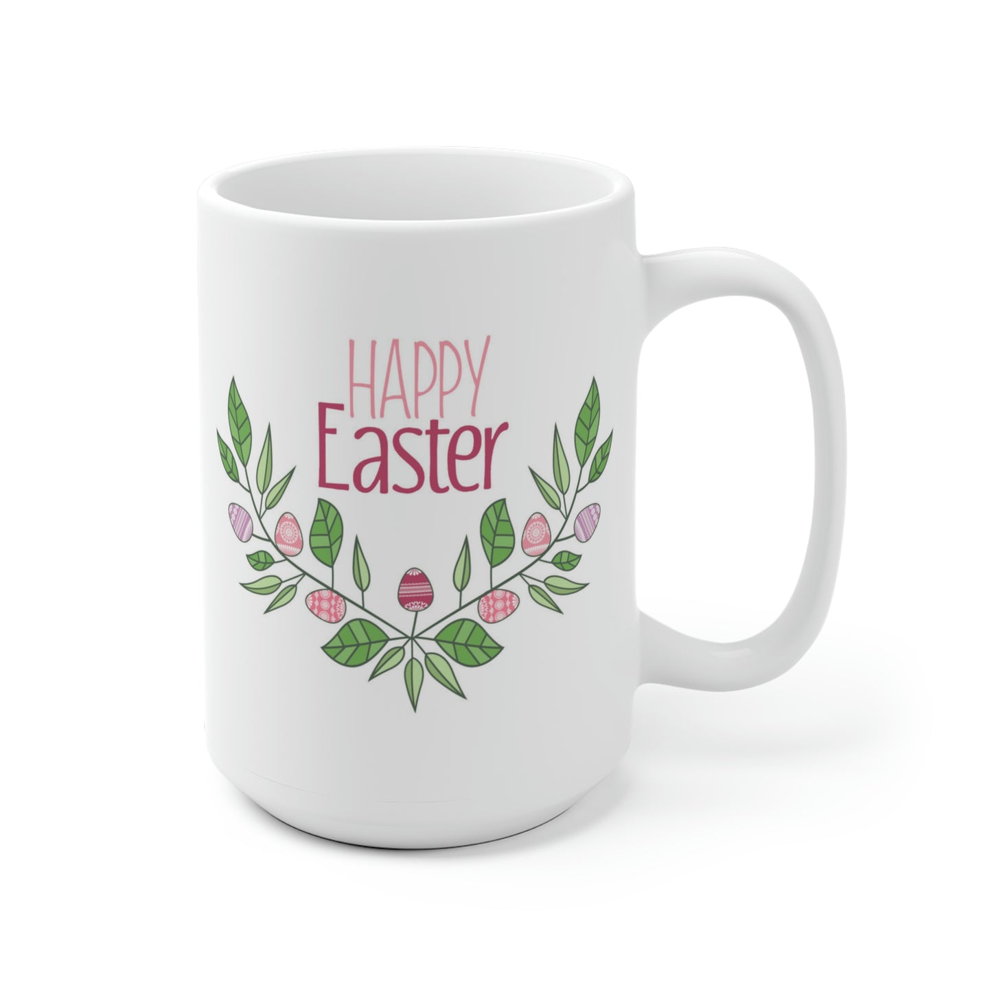 Happy Easter Floral Egg Mug