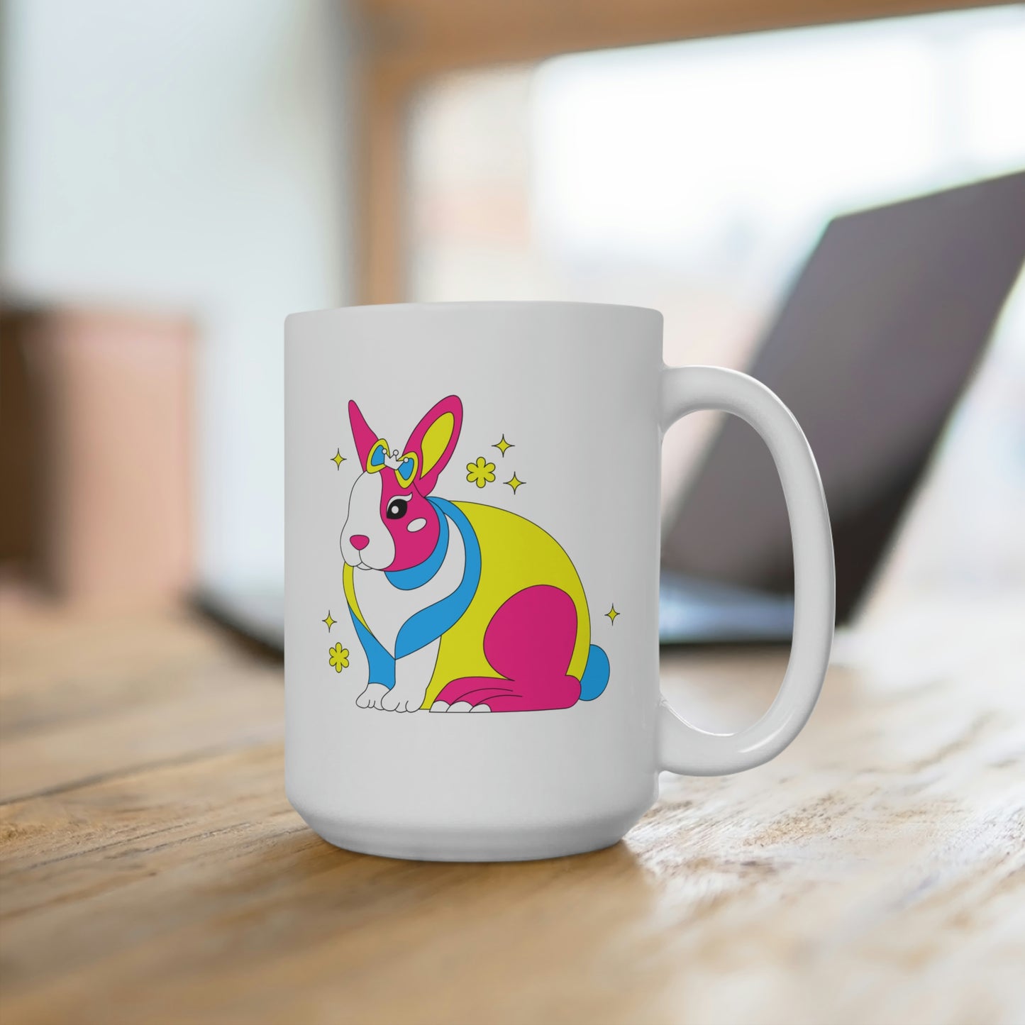 Pansexual Bunny Mug