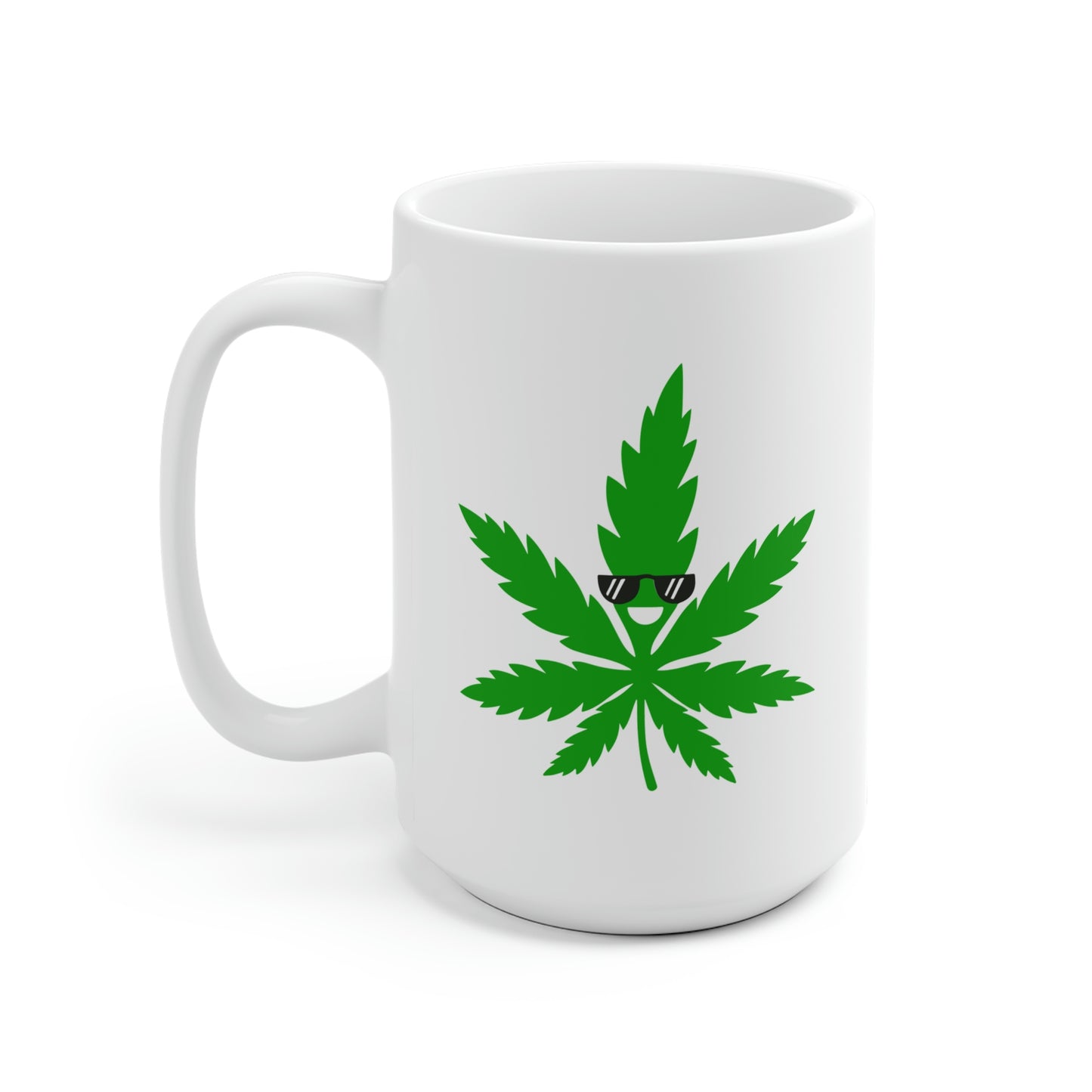 Cool Cannabis Leaf Mug