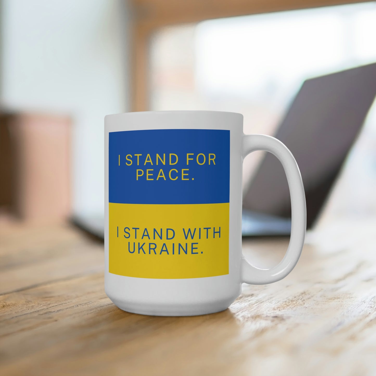 I Stand For Peace I Stand With Ukraine Mug