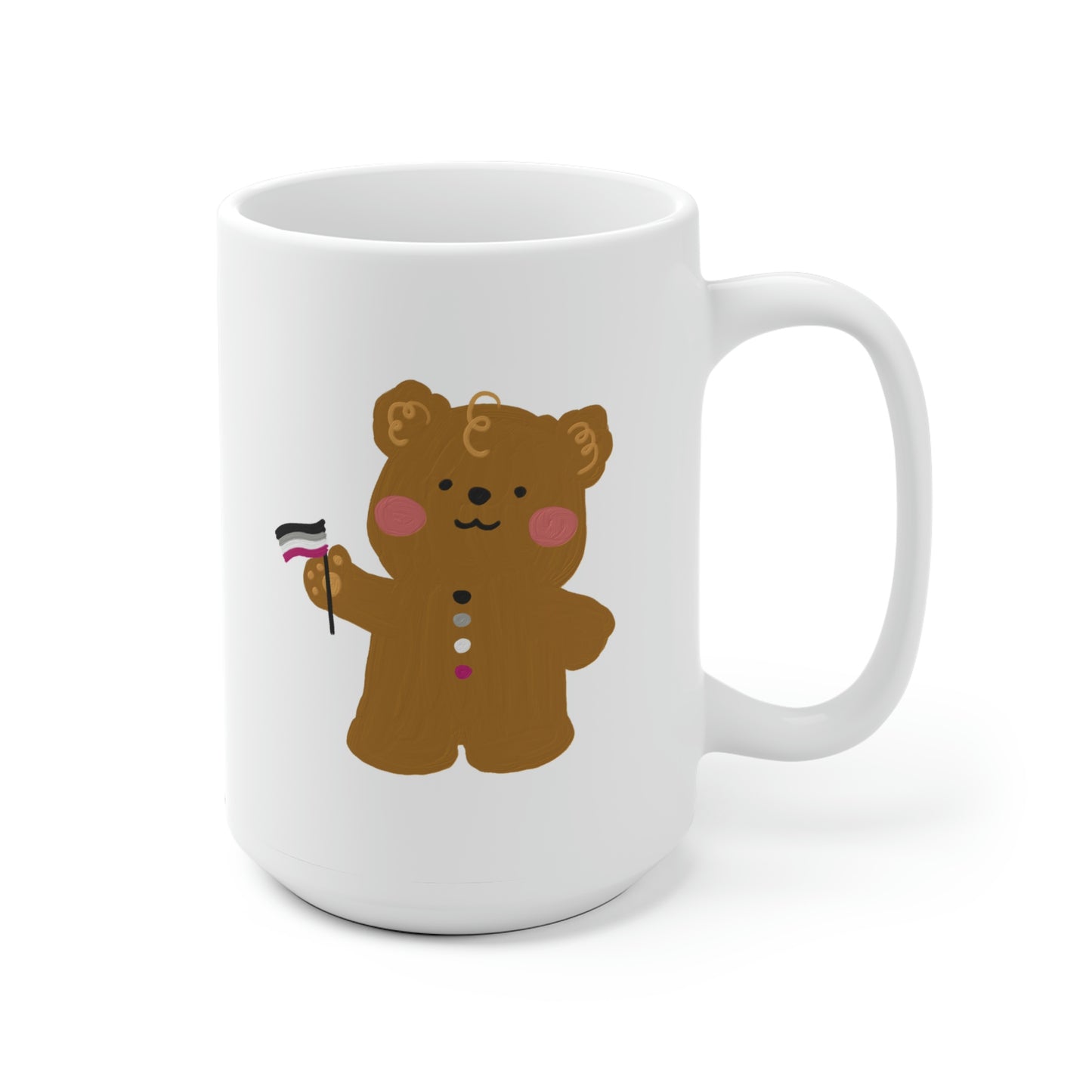 Asexual Cute Bear Mug