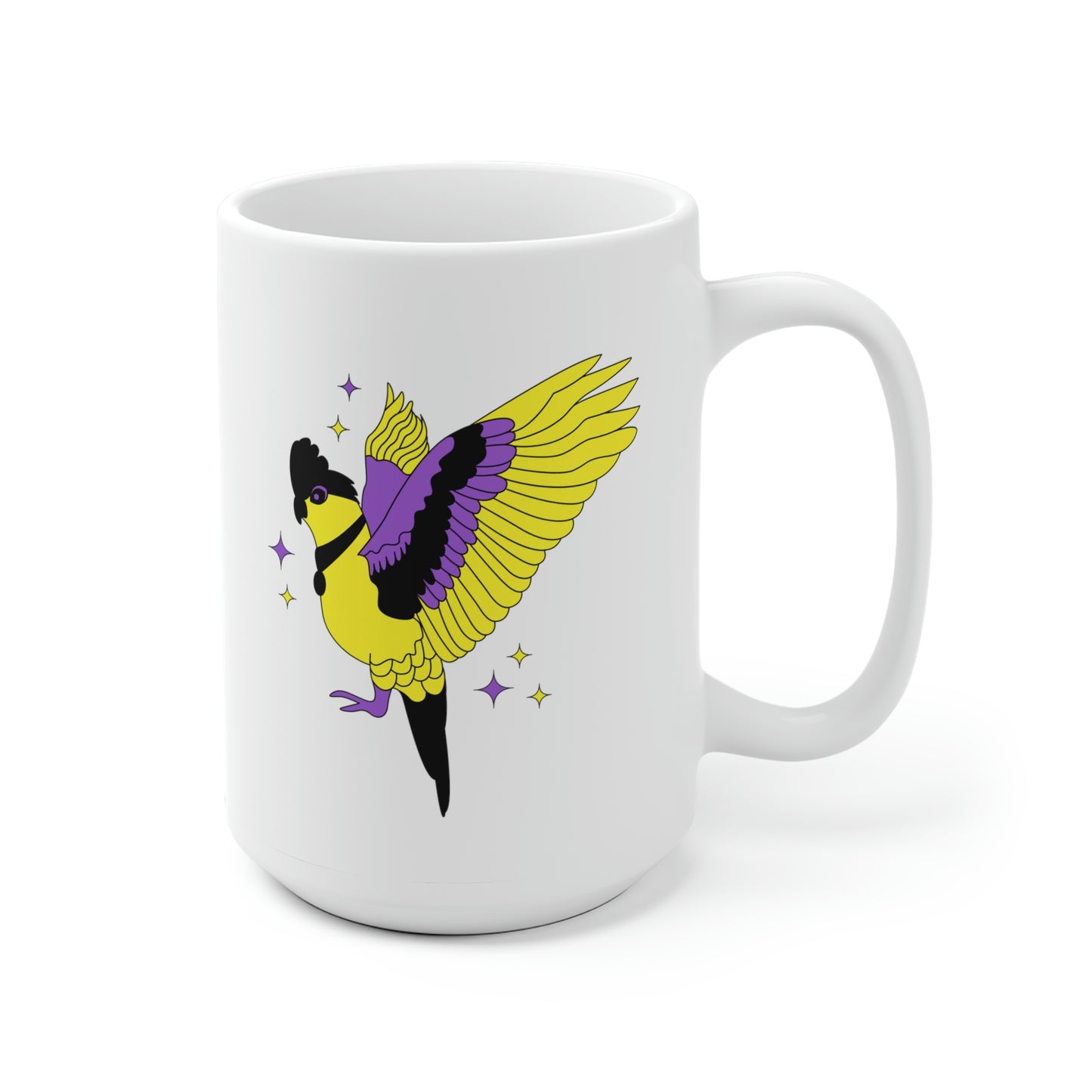 Nonbinary Galah Bird Mug