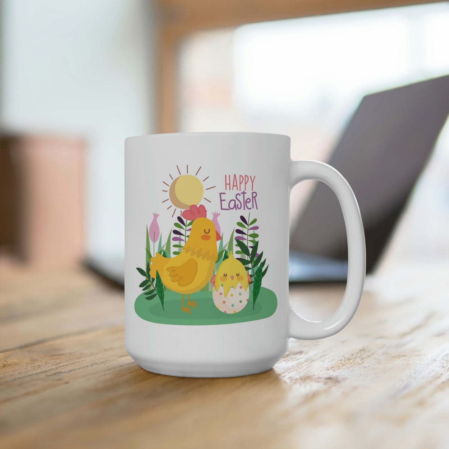 Happy Easter Rooster Mug