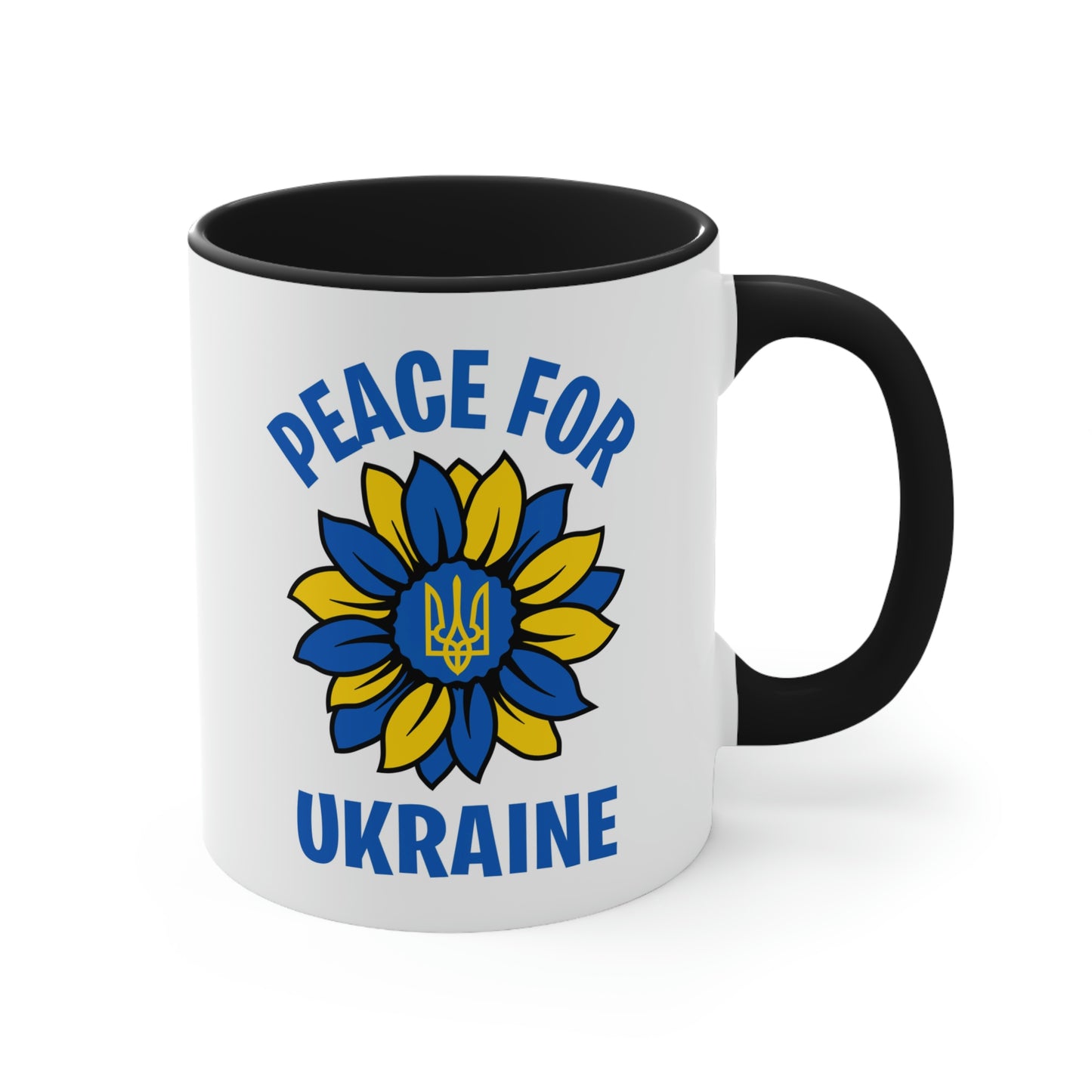 Peace For Ukraine Sunflower Mug