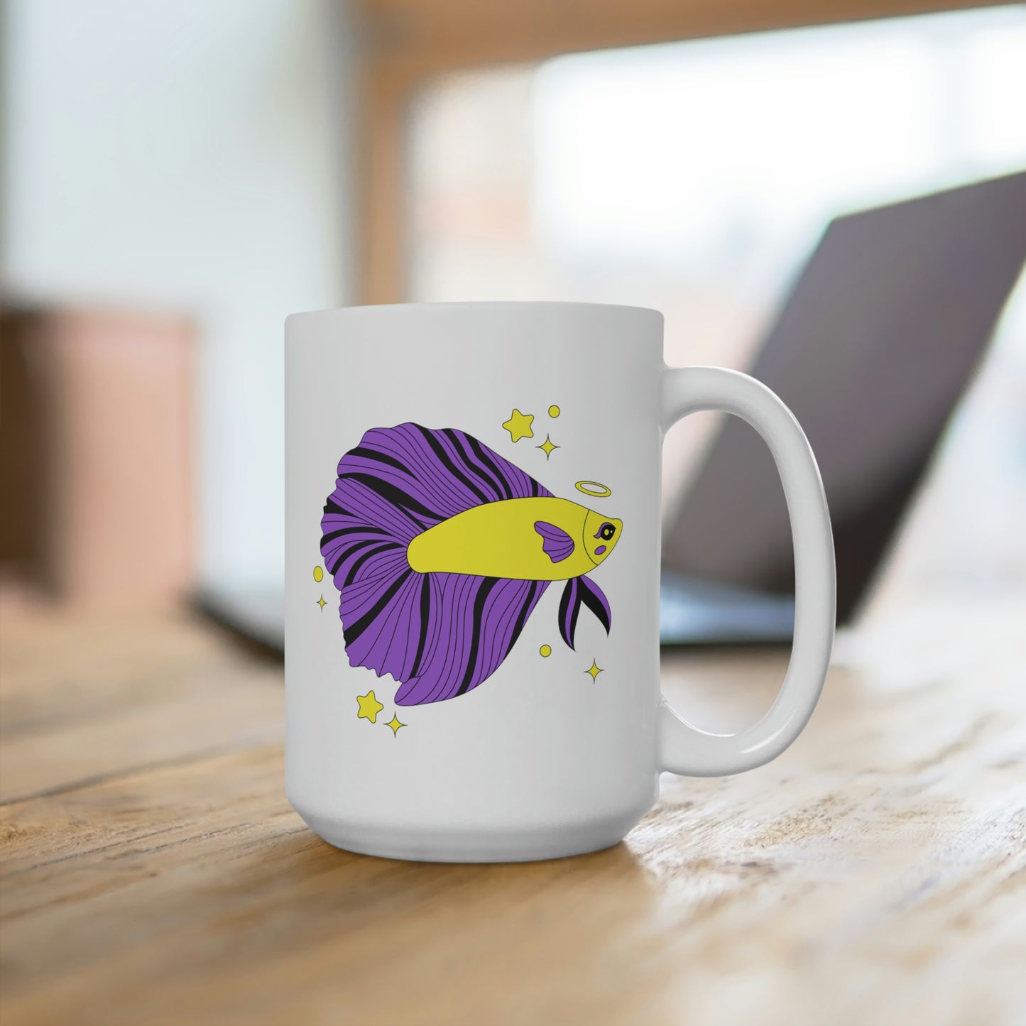 Nonbinary Betta Fish Mug