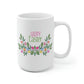 Happy Easter Floral Egg Mug