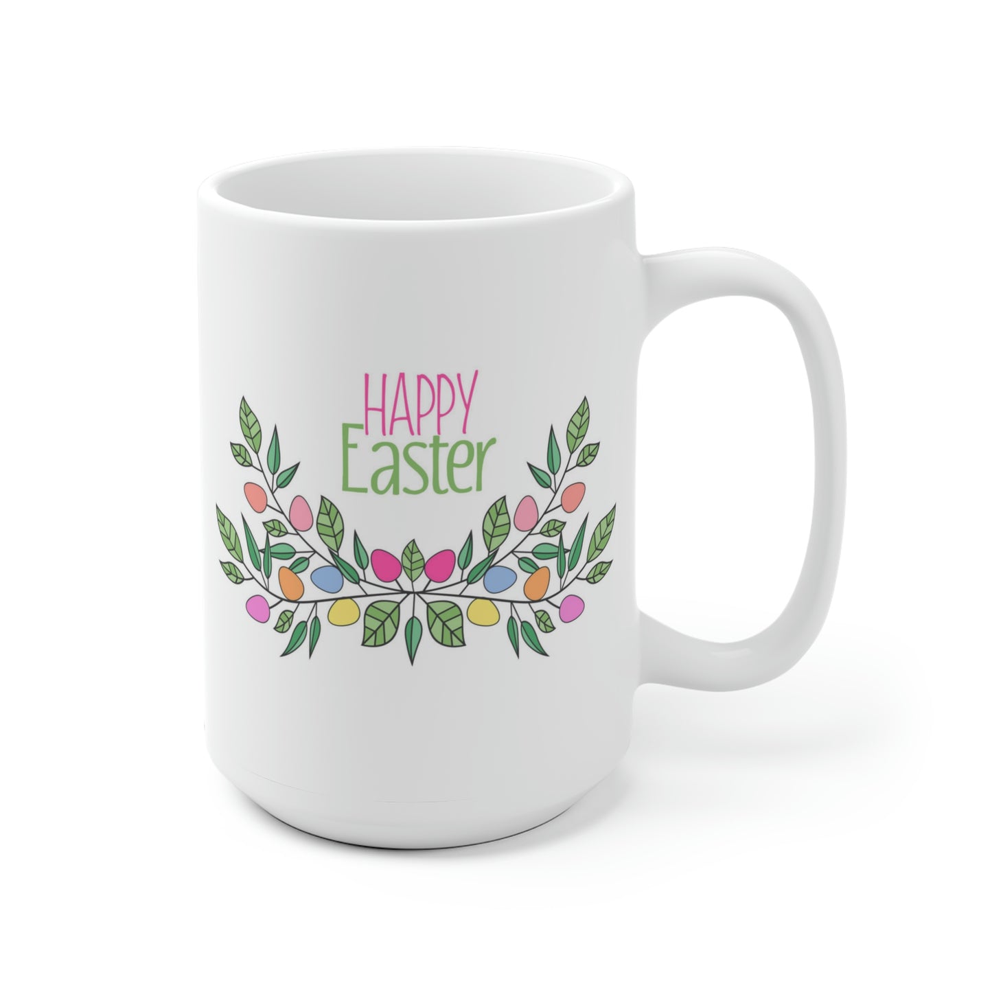 Happy Easter Floral Egg Mug