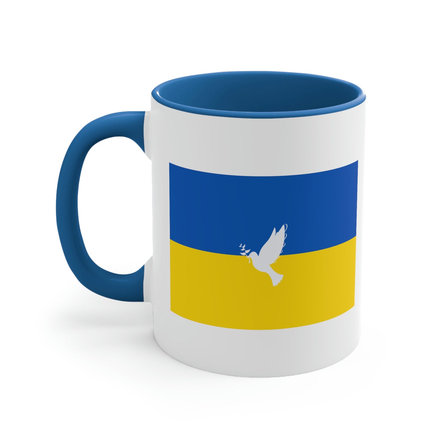 Ukrainian Dove Of Peace Flag Mug